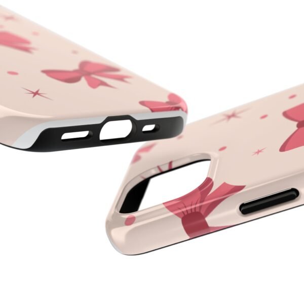 Chic Bow Phone Case, Stylish Phone Cover, Gift for Her, Trendy Tech Accessory, Cute Bow Design, Durable Phone Case