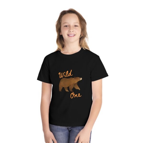 Wild One Youth Tee - Cute Bear Graphic T-Shirt for Kids