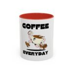 Running Coffee Mug - Funny Coffee Lover Gift, Cute Ceramic Cup for Every Day, Perfect for Birthdays, Christmas, Tea Lovers
