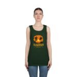 Summer Sunset Unisex Heavy Cotton Tank Top - Tropical Vibe Beachwear