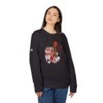 Unisex Fleece Crewneck Sweatshirt - Just Wanna Play Basketball Design