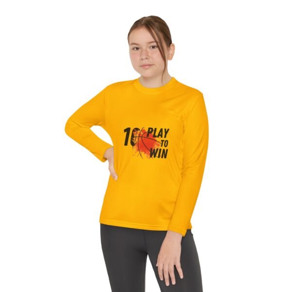 Youth Basketball Long Sleeve Tee - Play to Win