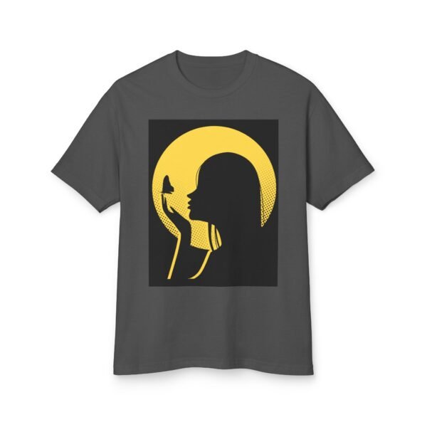 Retro Butterfly Silhouette Tee - Unisex Garment-Dyed Cotton T-Shirt