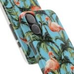 Tropical Flamingo Phone Case, Slim Case, Beach Vibes, Summer Accessory, Gift for Her, Travel Lover, Phone Accessories