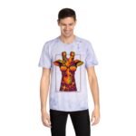 Colorful Giraffe Graphic T-Shirt - Unisex Casual Wear