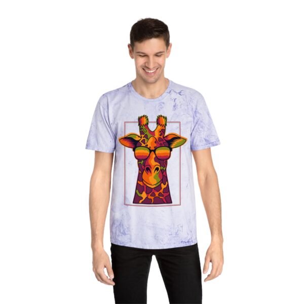 Colorful Giraffe Graphic T-Shirt - Unisex Casual Wear