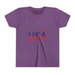 Patriotic Youth Short Sleeve Tee - USA Design for Fourth of July & Independence Day Celebrations