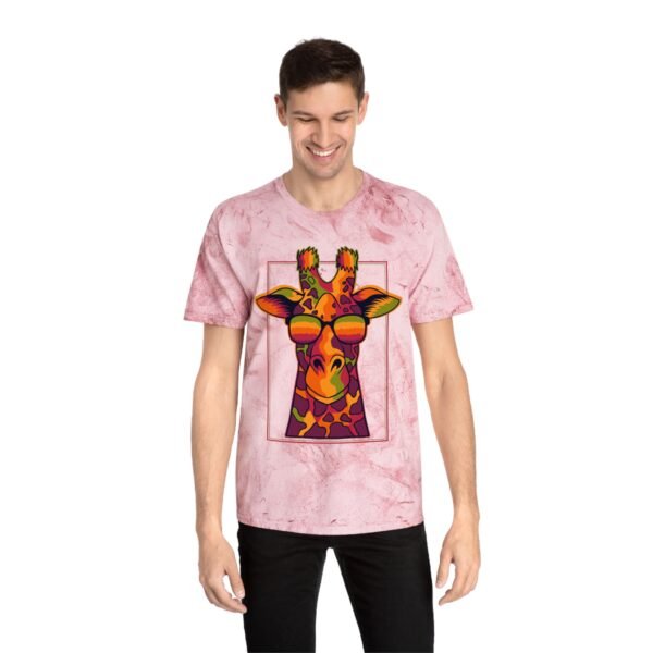 Colorful Giraffe Graphic T-Shirt - Unisex Casual Wear