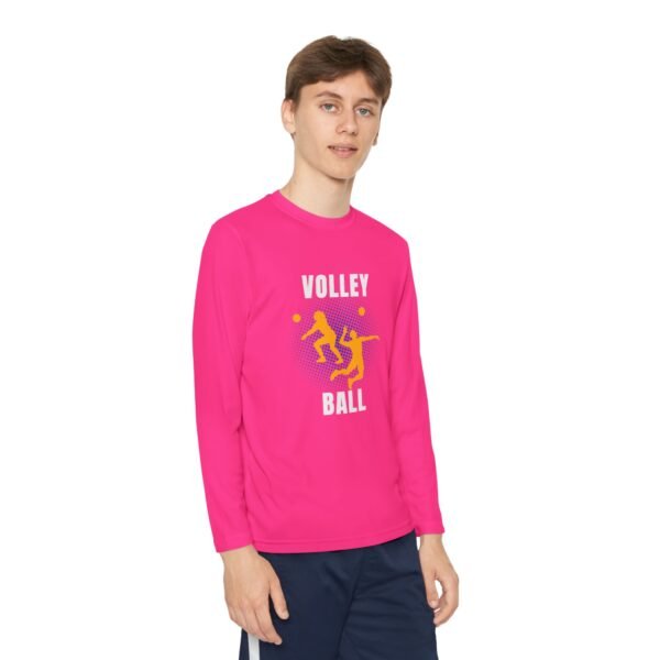 Youth Long Sleeve Volleyball Tee - Perfect for Sports Enthusiasts