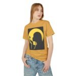 Retro Butterfly Silhouette Tee - Unisex Garment-Dyed Cotton T-Shirt