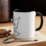 Dad Crown Accent Mug, Funny Coffee Cup for Father's Day, Gift for Dad, Unique Dad Mug, Dad Appreciation Gift
