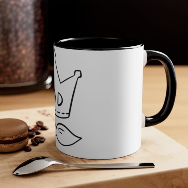 Dad Crown Accent Mug, Funny Coffee Cup for Father's Day, Gift for Dad, Unique Dad Mug, Dad Appreciation Gift