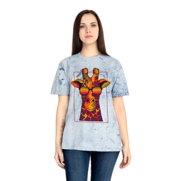 Colorful Giraffe Graphic T-Shirt - Unisex Casual Wear