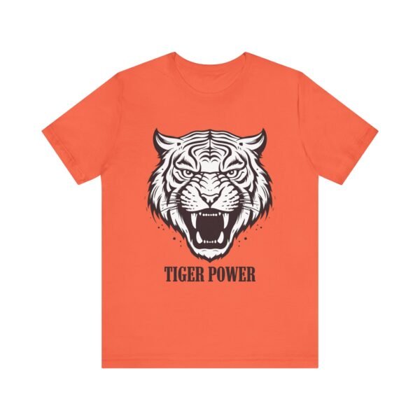 Tiger Power Unisex Jersey Tee - Bold Graphic T-Shirt for Animal Lovers