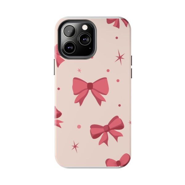 Chic Bow Phone Case, Stylish Phone Cover, Gift for Her, Trendy Tech Accessory, Cute Bow Design, Durable Phone Case