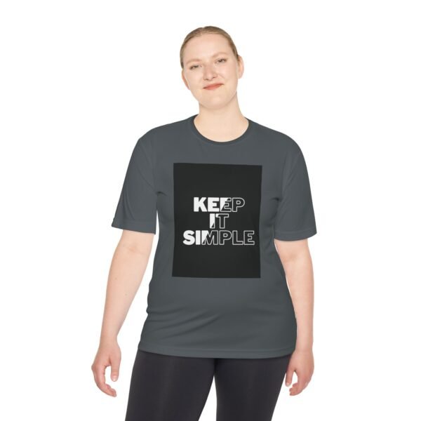 Unisex Moisture Wicking Tee - 'Keep It Simple' Workout Shirt